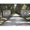 Entrance of the Park of Brolio Castle, Gaiole in Chianti.