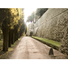 Le mura perimetrali del Castello di Brolio, Gaiole in Chianti.