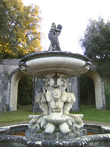 Fountain in the Garden of Villa Chigi Saracini, Castelnuovo Berardenga.