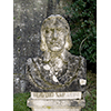 Bust of Claudio Saracini in the Garden of Villa Chigi Saracini, Castelnuovo Berardenga.