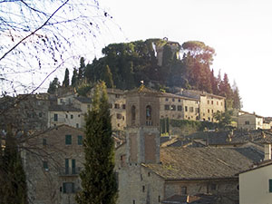 Panoramic view of Cetona.