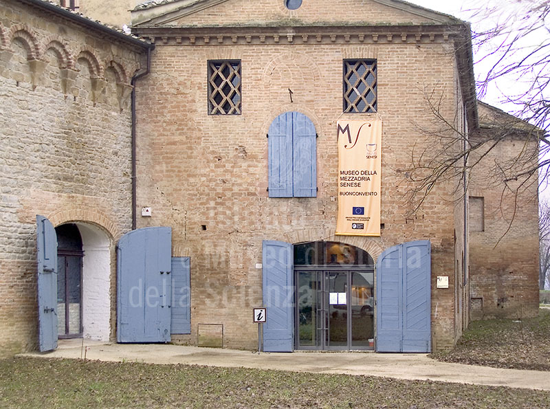 Entrance to the Metayer Museum of Buonconvento.