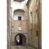Inner courtyard of the Cuna Grange, Monteroni d'Arbia.