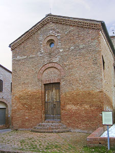 Church of S. Jacopo and Cristoforo next to the Cuna Grange, Monteroni d'Arbia.