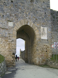 Esterno della Porta Romea, Monteriggioni.
