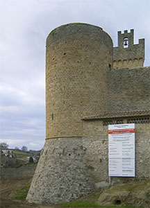 A bastion of Staggia Castle, Poggibonsi.