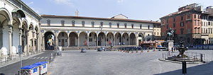 Faade of the  Hospital of the Innocent, Florence.