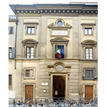Facciata della Biblioteca Marucelliana, Firenze.