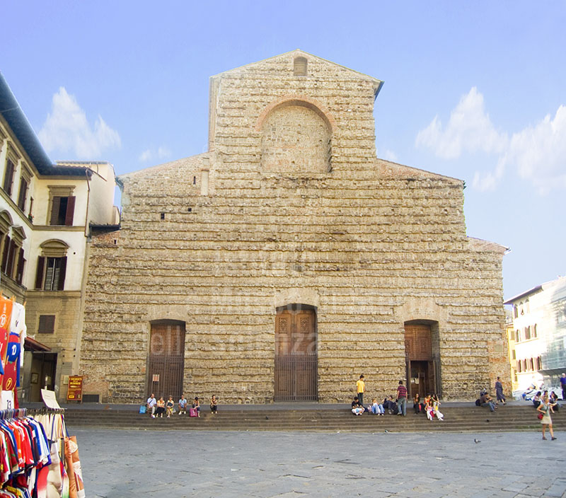 Facade of the Basilica of San Lorenzo, Florence.