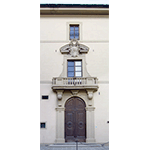 Ingresso su Borgo Pinti del Palazzo della Gherardesca, Firenze.
