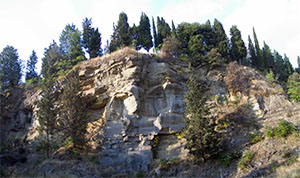 Quarry in Montececeri Park, Fiesole.