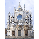 Facciata del Duomo di Siena.
