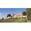 Panoramica del Castello di Brolio, Gaiole in Chianti.