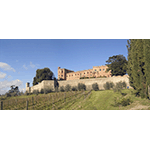 Panorama of Brolio Castle, Gaiole in Chianti.