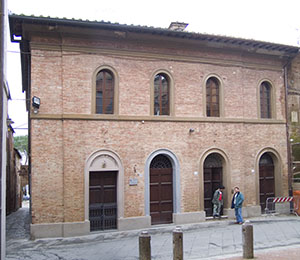 The seat of the Misericordia Confraternity of Buonconvento.