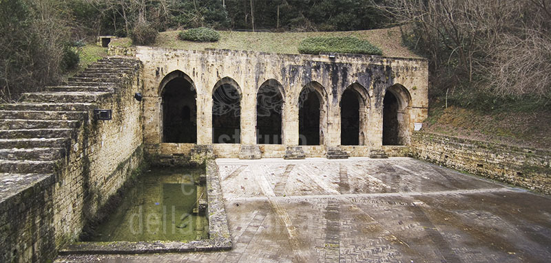 Interior of the Fonte delle Fate, Poggibonsi.