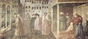 Masaccio, Cappella Brancacci, Church of Santa Maria del Carmine, Florence.