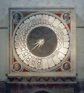 Paolo Uccello, Dial of the mechanical clock of Santa Maria del Fiore, 1443, fresco, cm 670 x 677