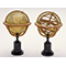 Globo terrestre e sfera armillare (Inv. 3621, 3620)