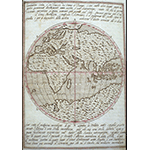 Il Vecchio Mondo, (A. Santucci, Trattato di diversi istrumenti matematici, ms., 1583; Biblioteca Marucelliana, Firenze, ms. C 82, c. 12r)
